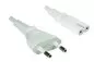 Preview: Power cord Euro plug type C to C7, 0,75mm²